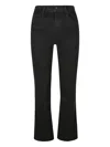 Paige Flare Black Jeans In Black