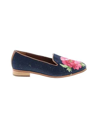 Pre-owned Paige Flats In Blue