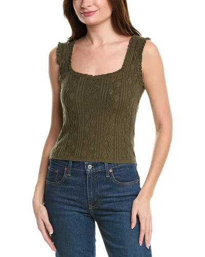 Paige Fosca Silk-blend Sweater In Green