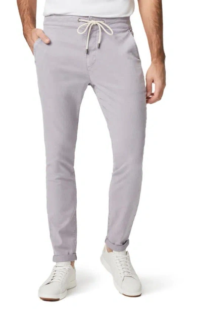 Paige Mens Vintage Dusty Iris Fraser Tapered-leg Stretch-woven Trousers