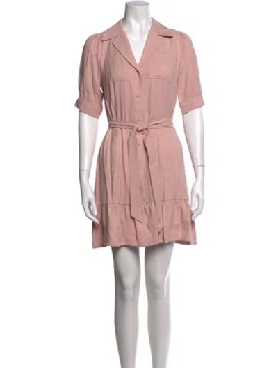 Pre-owned Paige Gamble Mini Dress In Pink