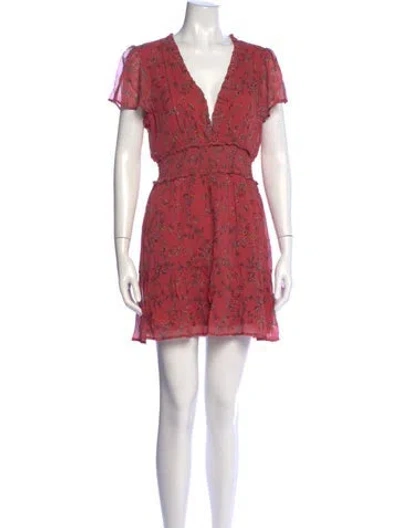 Pre-owned Paige Gamble Silk Mini Dress W/ Tags In Pink