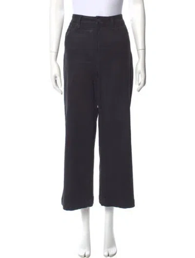 Pre-owned Paige Gamble Wide Leg Pants In Gray