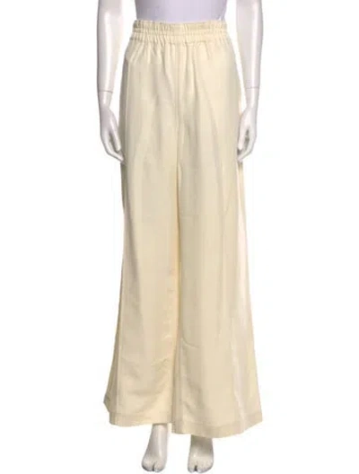 Pre-owned Paige Gamble Wide Leg Pants In Neutral