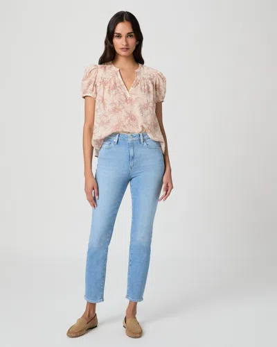 Paige Gemma Crop Skinny Jean In Blue