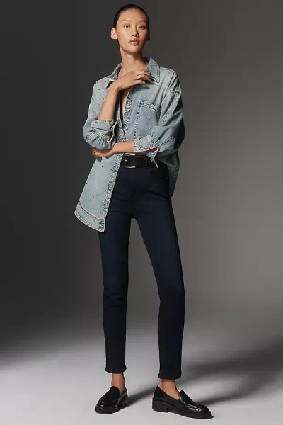 Paige Gemma High-rise Skinny Jeans In Blue