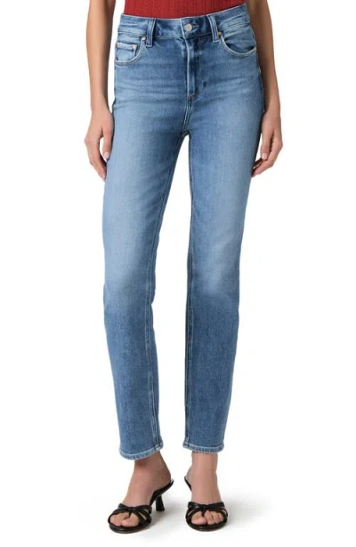 Paige Gemma High Waist Cigarette Jeans In Blue