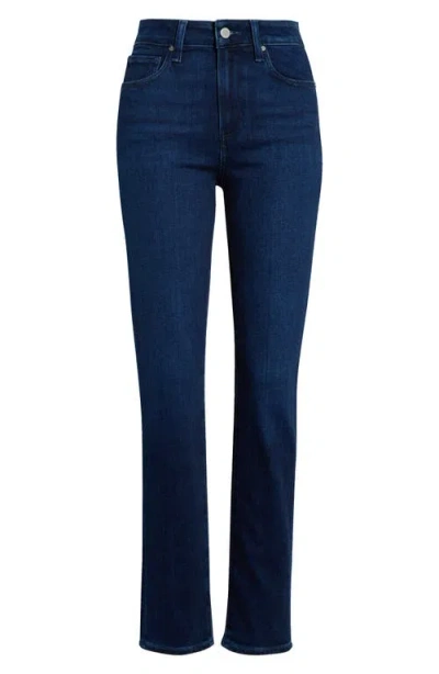 Paige Gemma High Waist Cigarette Jeans In Blue