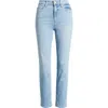 Paige Gemma High Waist Crop Cigarette Jeans In Luminaries