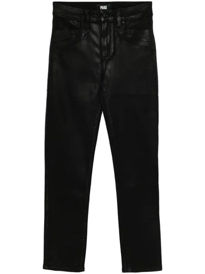 Paige Gemma Leather-like Skinny Jeans
