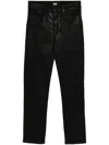 Paige Gem Leather-like Skinny Jeans Clothing