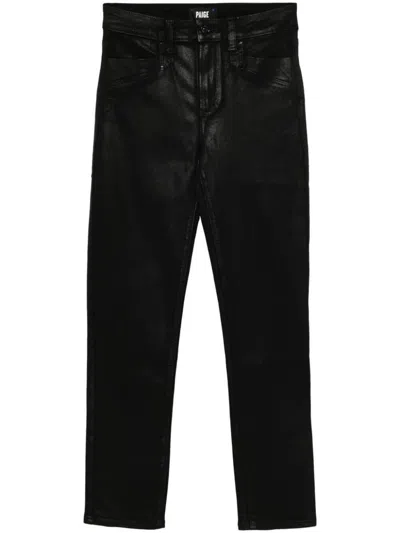 Paige Gemma Leather-like Skinny Jeans