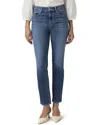 Paige Gemma High Waist Cigarette Jeans In Blue