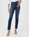 Paige Gemma Stretch Skinny Jeans In Blue