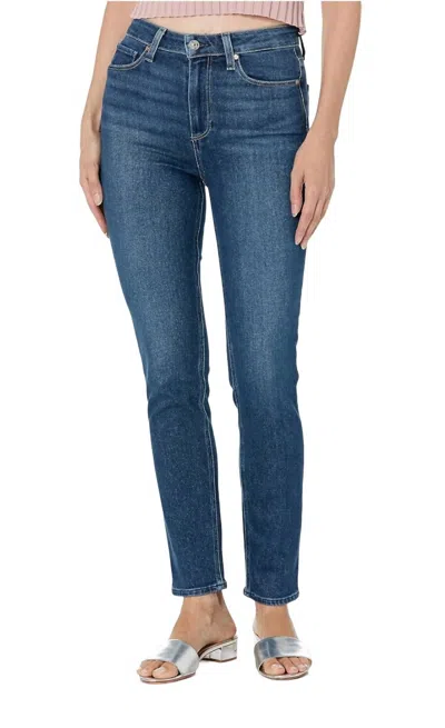 Paige Gemma Straight Jeans In Sketchbook In Multi