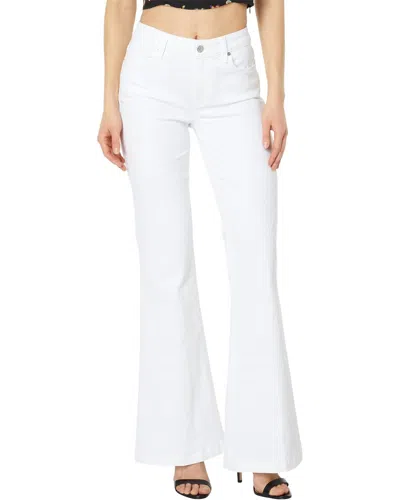 Paige High-rise Flared Jeans In White
