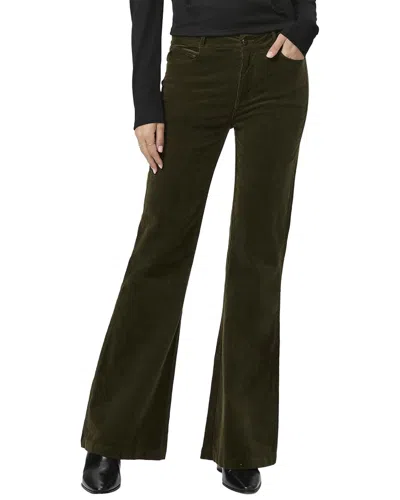 PAIGE PAIGE GENEVIEVE DARK BRUSHED OLIVE MODERN FLARE JEAN