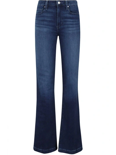 Paige Marlow High Waist Skimmer Flare Jeans In Blue