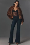 Paige Genevieve High-rise Flare Jeans In Blue