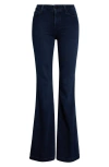 Paige Genevieve High Waist Bootcut Jeans In Blue
