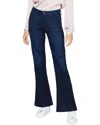 Paige Genevieve Transcend Dark Blue Flared Jeans