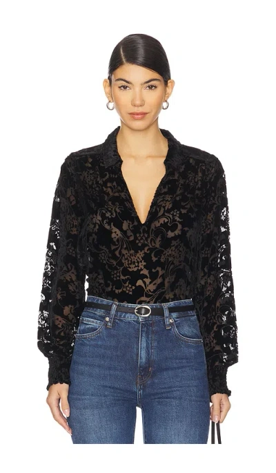 Paige Ginerva Blouse In Black