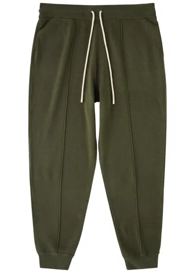 Paige Gowen Knitted Sweatpants In Dark Green