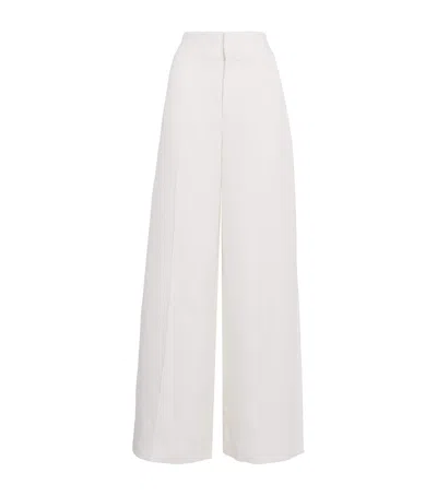 Paige Greyson Wide-leg Trousers In White