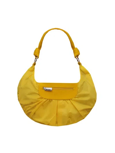 Paige Hamilton Design Olivia Hobo Bag In Canary Yellow In Multi