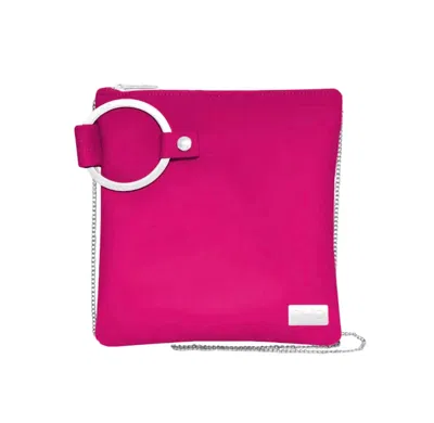 Paige Hamilton Design Women's Hillary Crossbody Bag In Hot Pink Jelly In Multi