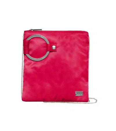 Paige Hamilton Design Women's Hillary Crossbody Bag In Pink Nylon In Multi