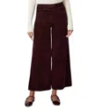 Paige Harper Ankle Jeans In Dark Oxblood In Multi