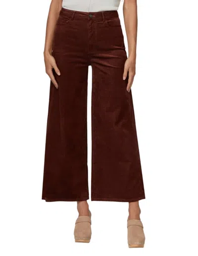 Paige Harper Ankle Pant In Rosewood In Brown