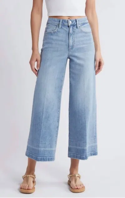 Paige Harper Ankle Wide Leg Jeans In Larissa