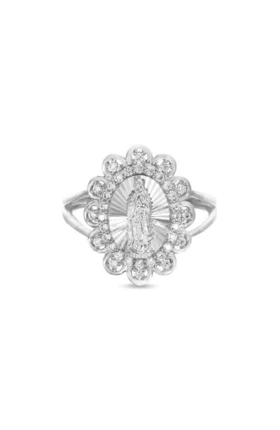 Paige Harper Cz Virgin Mary Ring In White