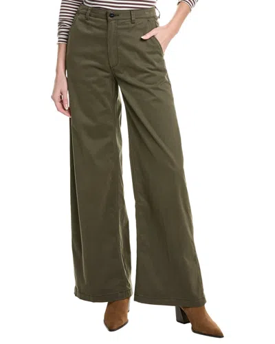 PAIGE PAIGE HARPER FORESTER GREEN JEAN