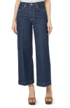 Paige Harper High Waist Ankle Wide Leg Jeans In Casa