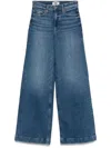 Paige Harper Wide Leg Jeans In Blue