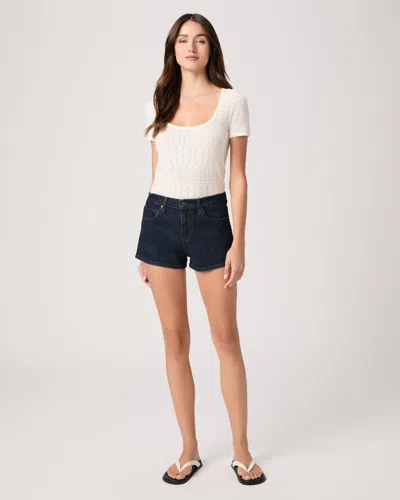 Paige Hayley Denim Shorts In Animal Print