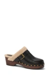 Paige Helena Faux Shearling Clog In Multi