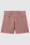 PAIGE PAIGE HIGH RISE DENIM SHORTS