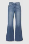 Paige High Rise Flared Jeans In Gabriella Blue