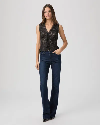 Paige High Rise Laurel Canyon 32 Inch Bootcut In Blue