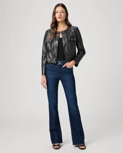 Paige High Rise Laurel Canyon 32 Inch Bootcut Jean In Blue