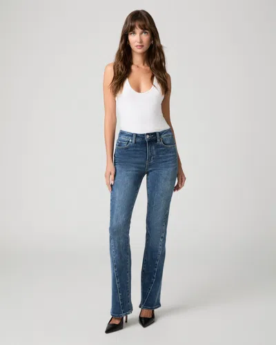 Paige High Rise Laurel Canyon 32 Inch Bootcut Jean In Blue