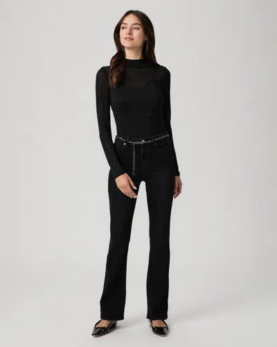 Paige High Rise Laurel Canyon 32 Inch Bootcut Jean In Blue