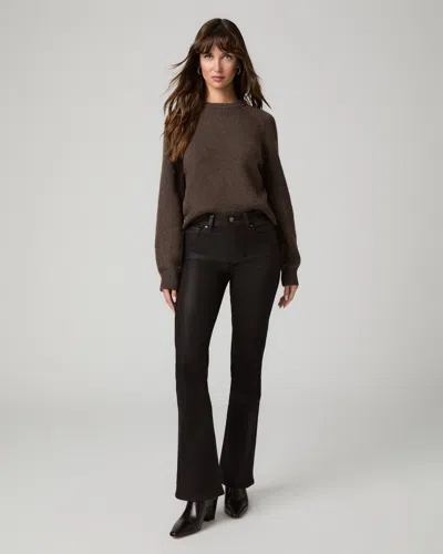Paige High Rise Laurel Canyon 32 Inch Bootcut Jean In Black