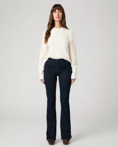 Paige High Rise Laurel Canyon Bootcut Jean In Blue