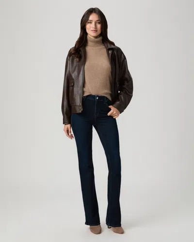 Paige High Rise Laurel Canyon Bootcut Jean In Blue