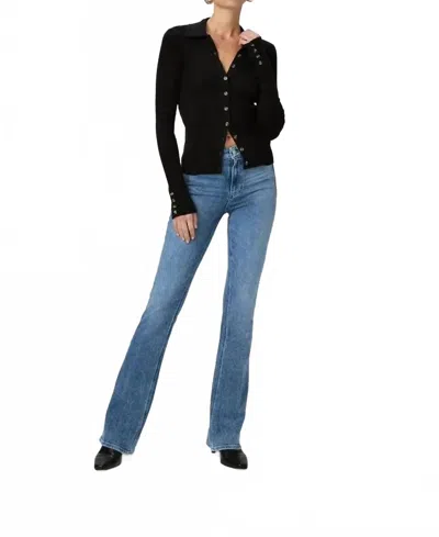 Paige High Rise Laurel Canyon Jeans In Blue